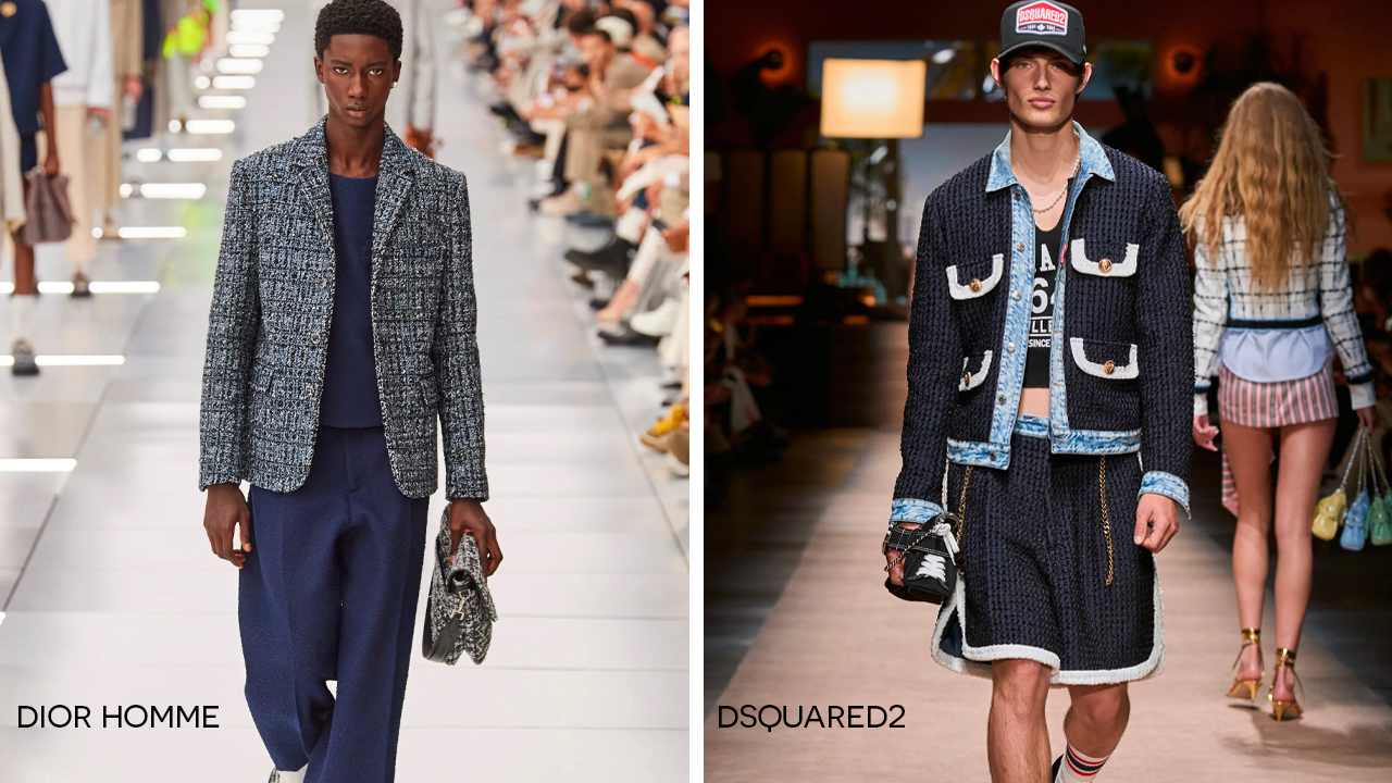 Clique na imagem e confira peças das tendências de Primavera/Verão 2024! (Fotos: Reprodução/Vogue Runaway)