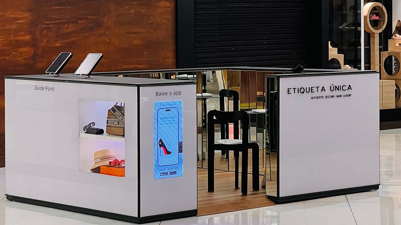 Guide Point do Etiqueta Única no Shopping Iguatemi.