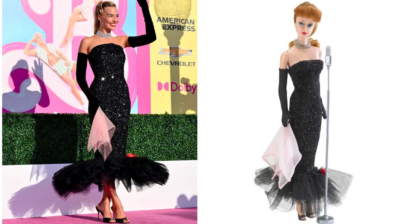 Foto 1: Reprodução/Instagram @margotrobbie1; Foto 2: Reprodução/Instagram @andrewmukama.