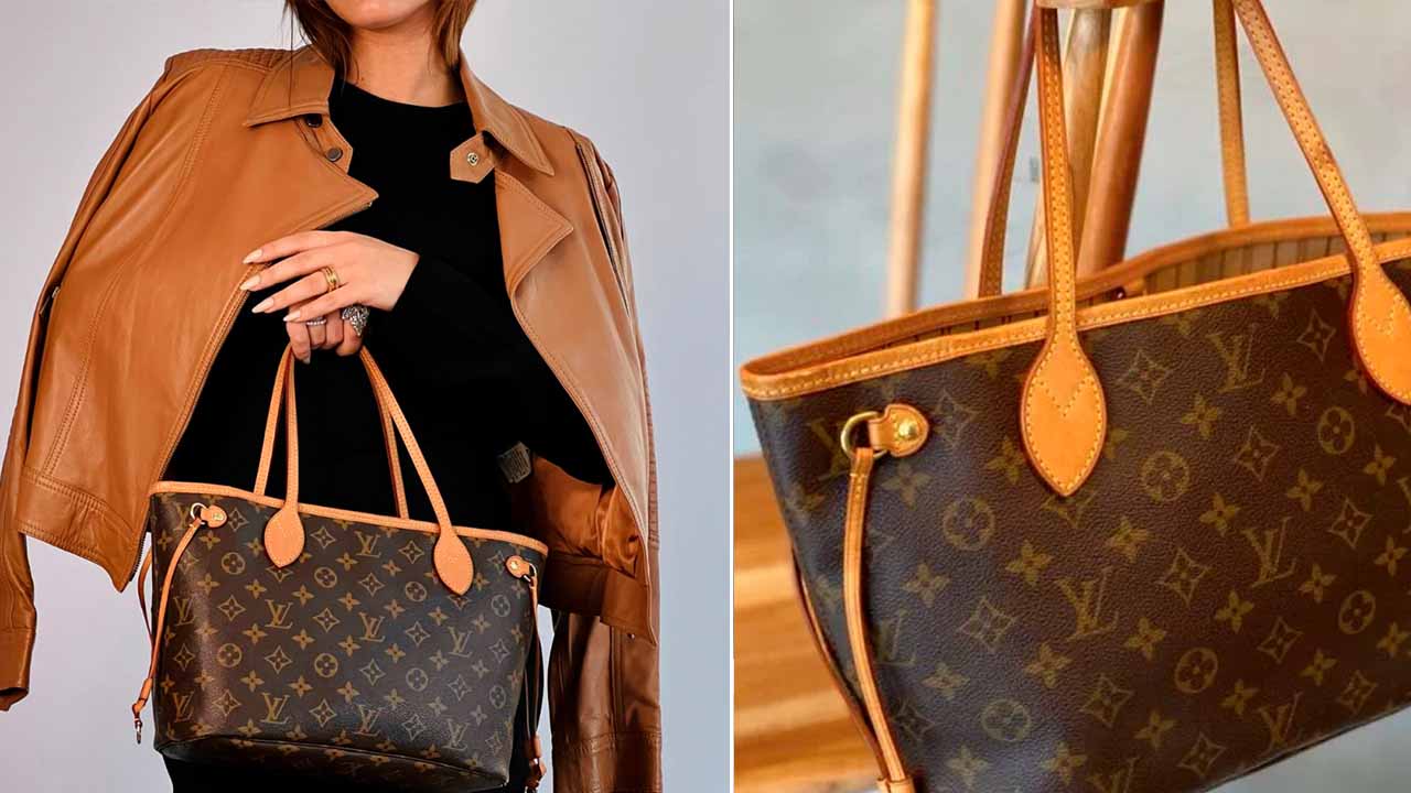 Bolsa Neverfull Louis Vuitton.