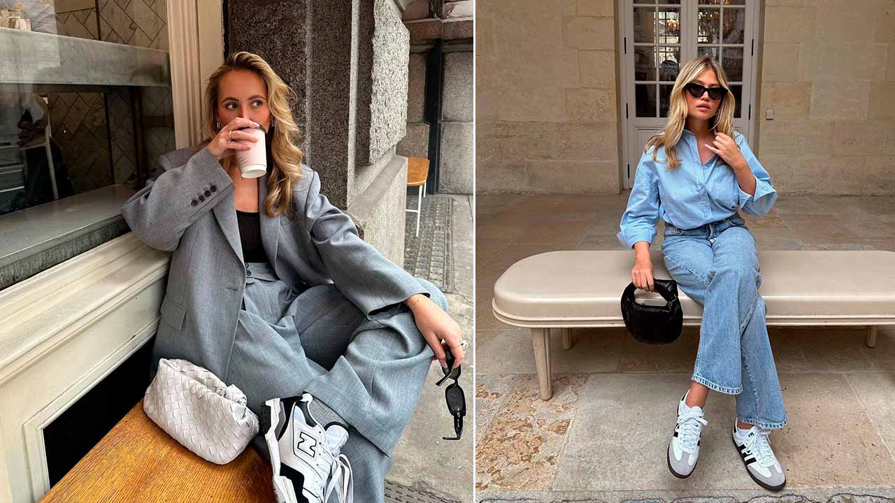 A bottega veneta jodie é uma bolsa de luxo para usar com tênis new balance ou adidas samba.