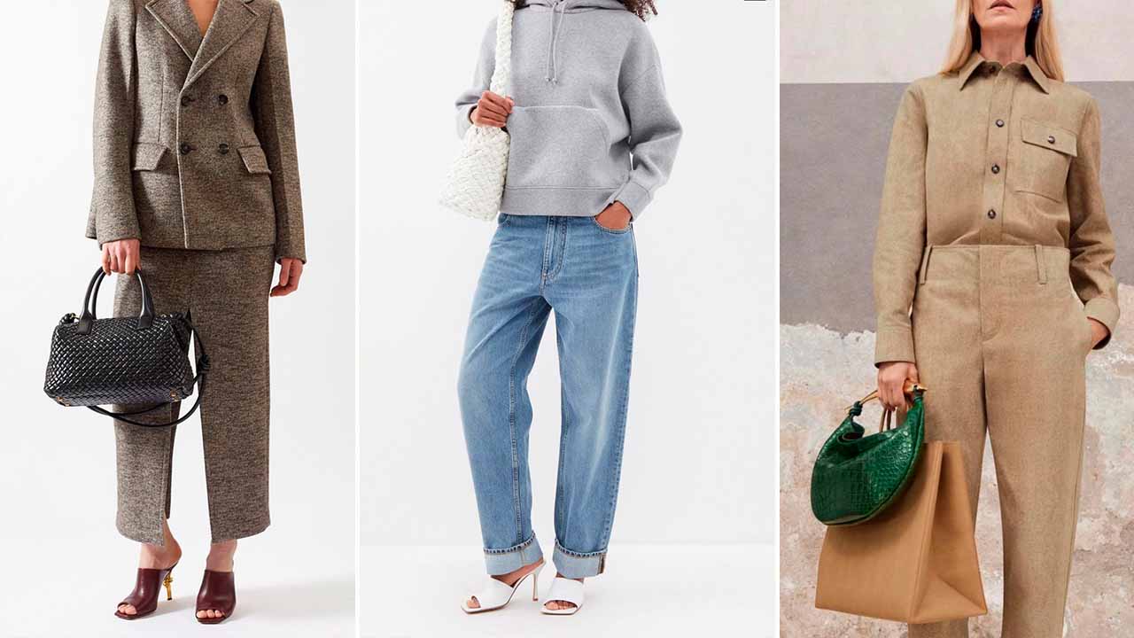 Looks da marca quiet luxury bottega veneta.