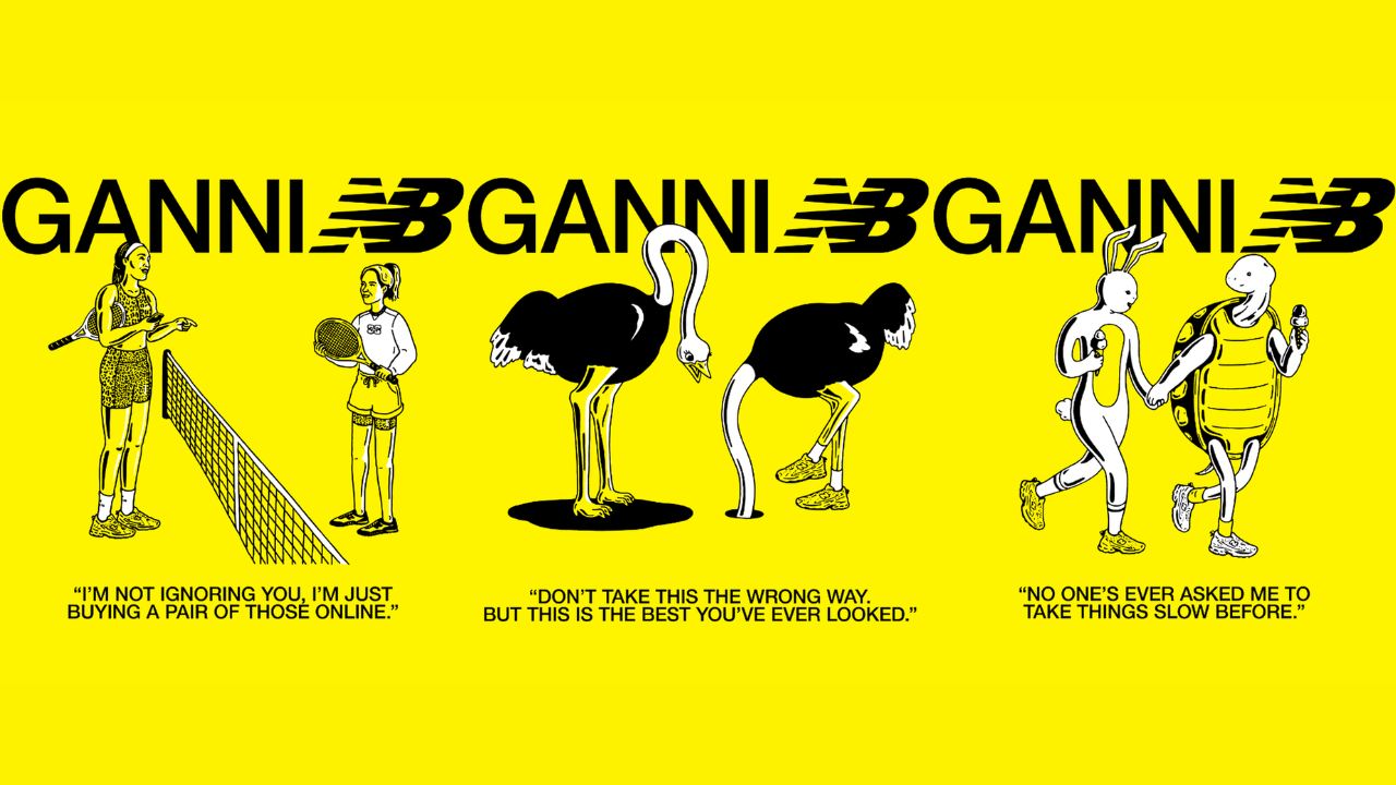 Ganni lança mais uma collab com New Balance