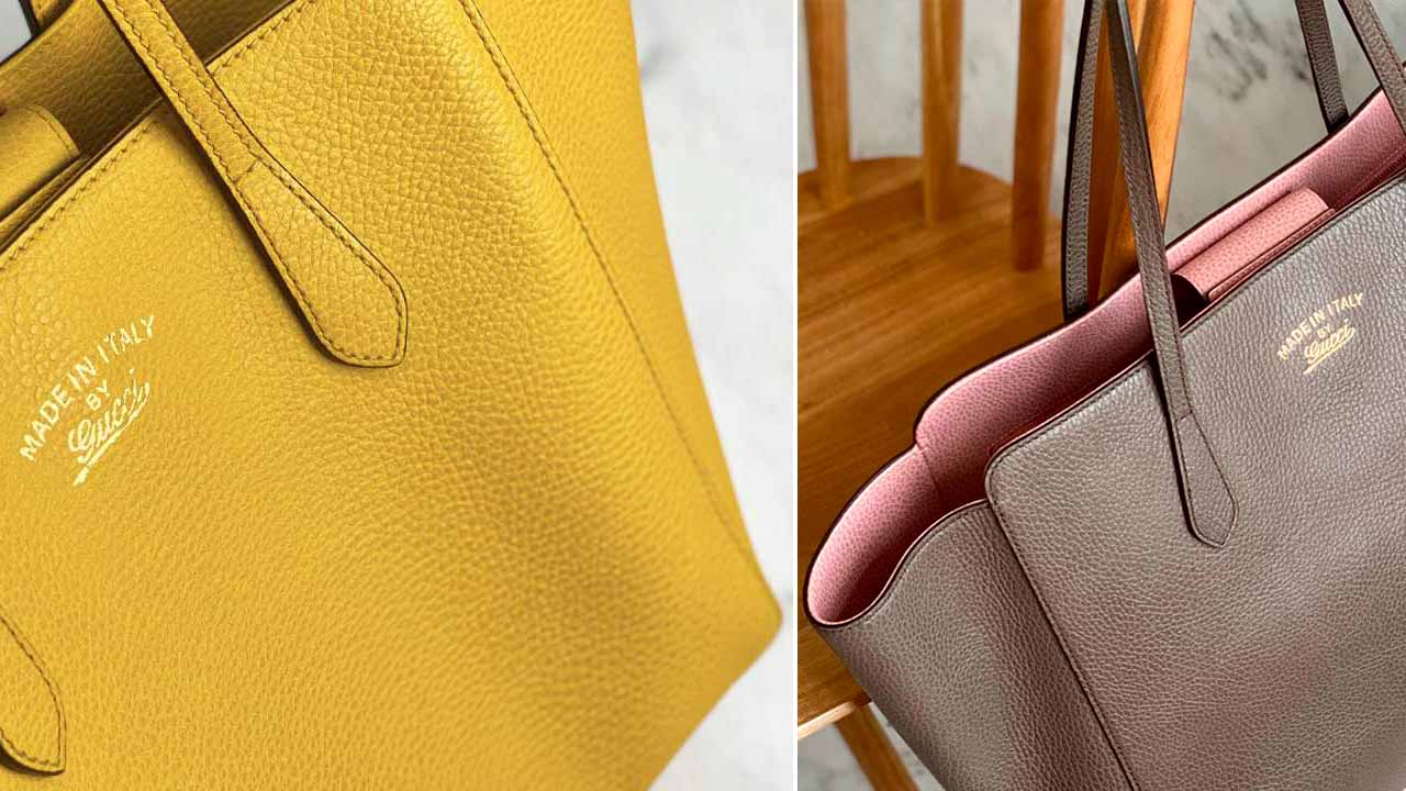 Swimg Gucci é uma das bolsas de luxo que só pode ser encontrada em brechós.