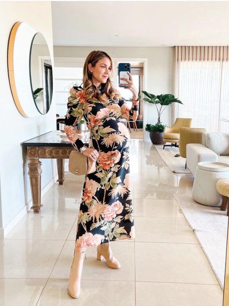 vestidos elegantes para gestantes