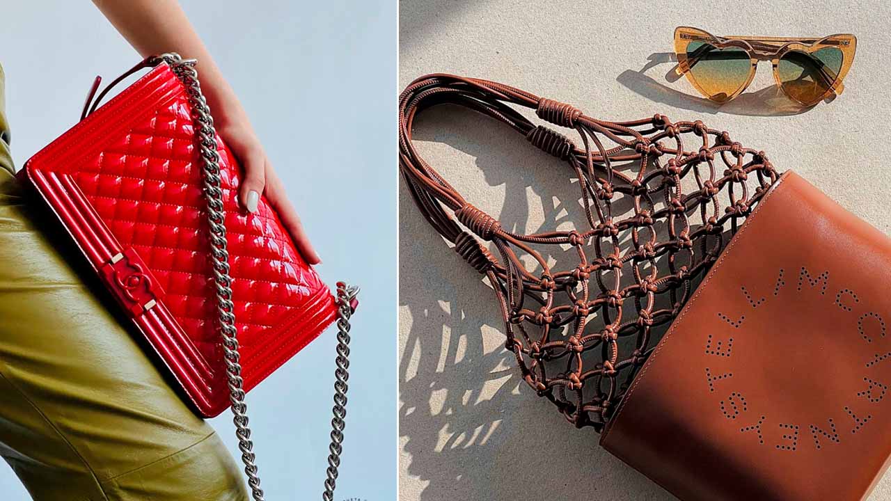 Bolsa Chanel e Stella Mccartney, marcas que comprovam que luxo e sustentabilidade podem andar juntas.