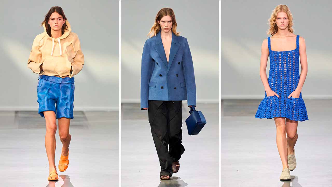 O desfile da Erdem na semana de moda de londres. Coleção primavera/verão 2024 na london fashion week.