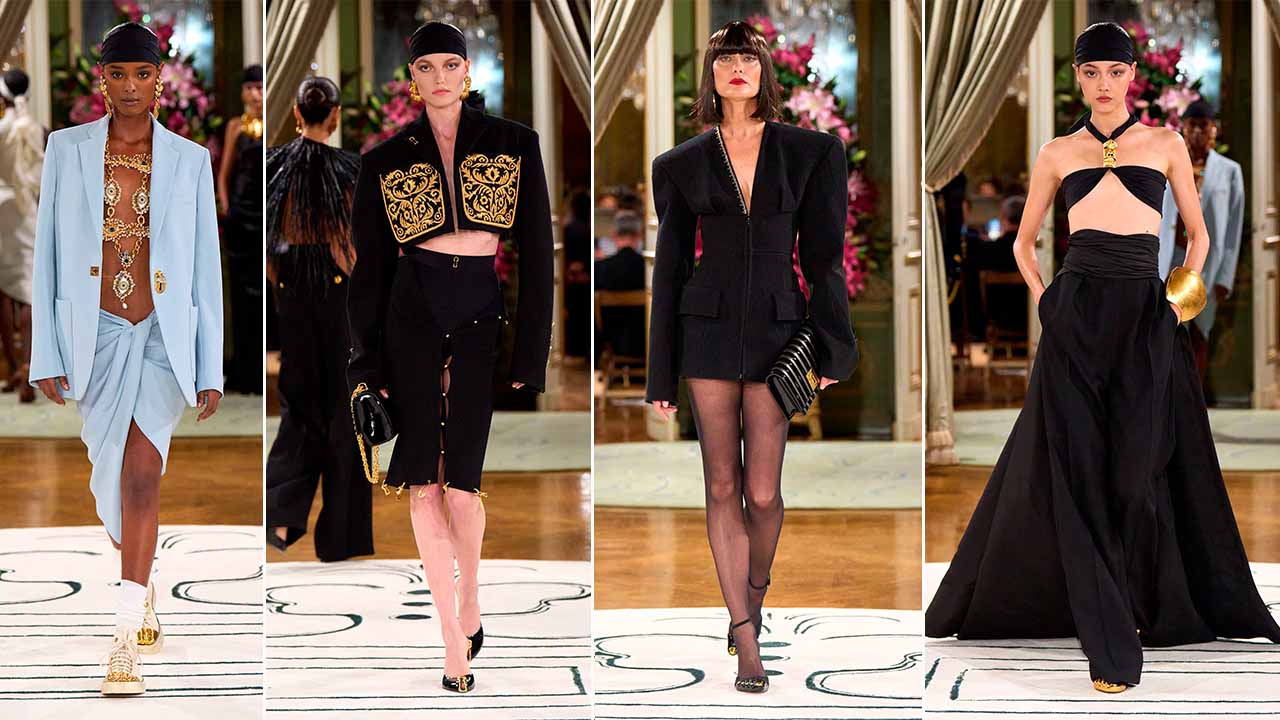 Desfile de primavera/verao 2024 da Schiaparelli na PFW 23.
