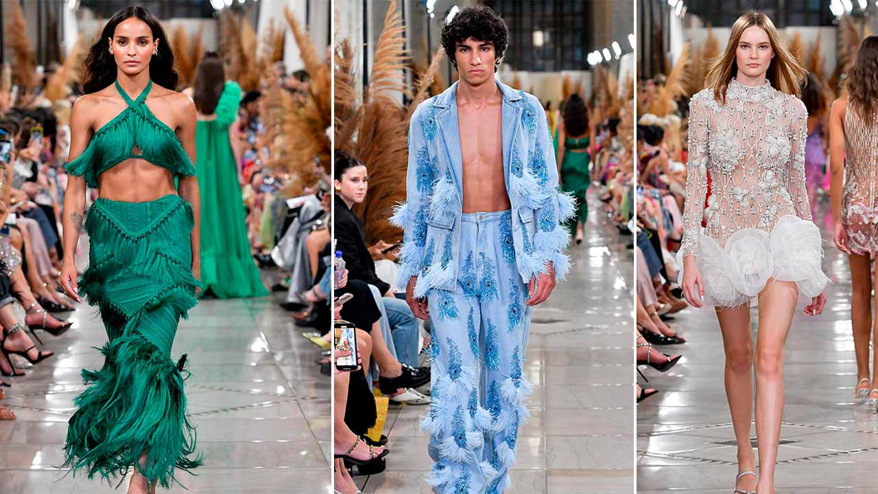 PatBo desfila na NYFW 2023.