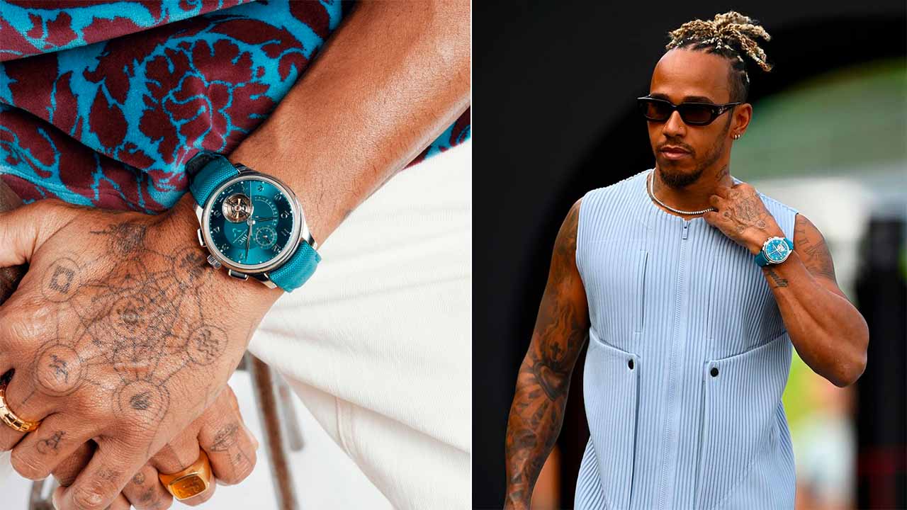 Relógio IWC Schaffhausen x Lewis Hamilton.