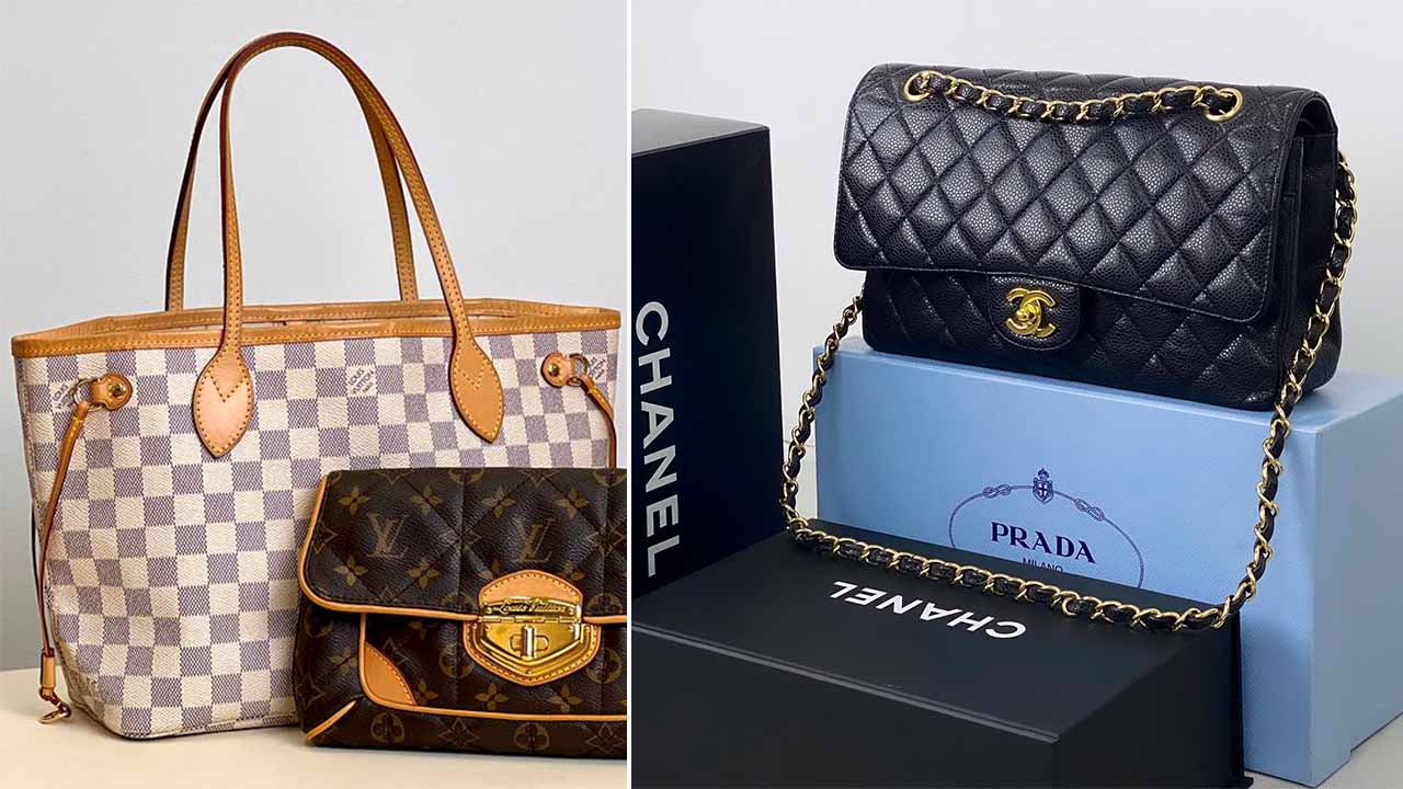 últimas bolsas de luxo da chanel e lous vuitton com descontos incríveis na semana do cliente do etiqueta única.