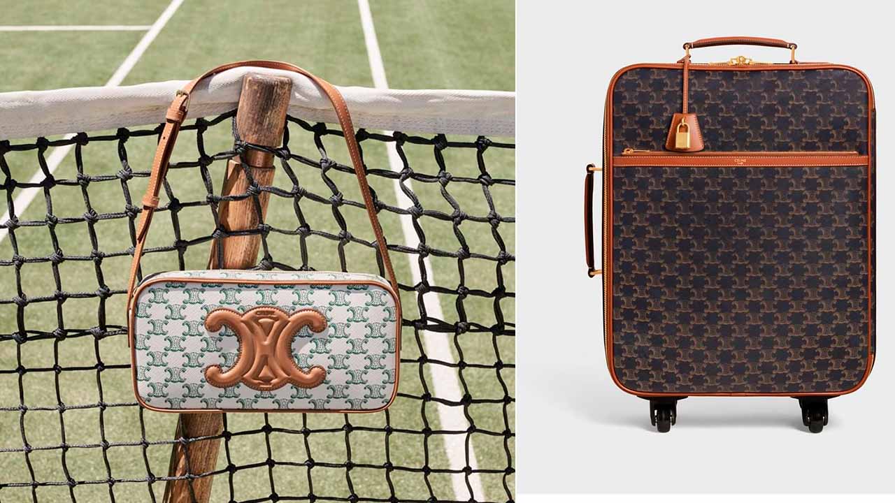 Bolsa e Mala Celine com a estampa clássica da marca francesa.
