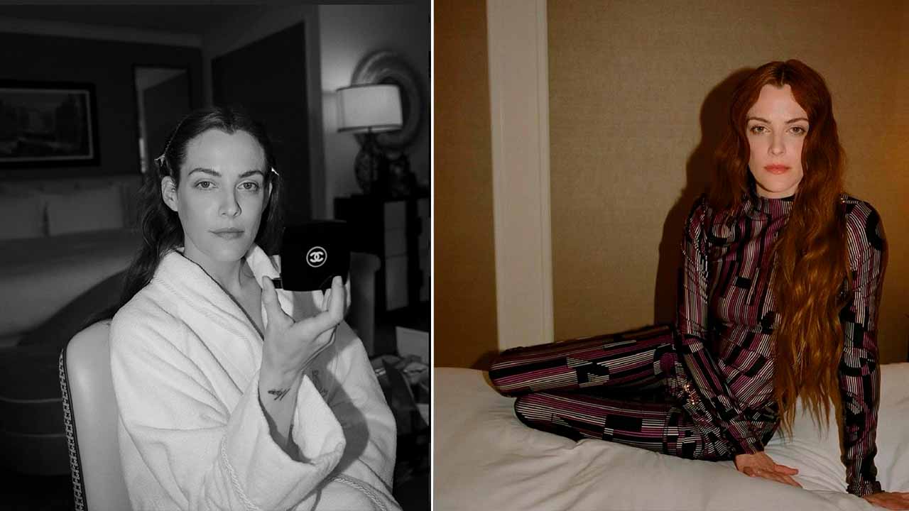 Duas fotos com a nova embaixadora da Chanel.