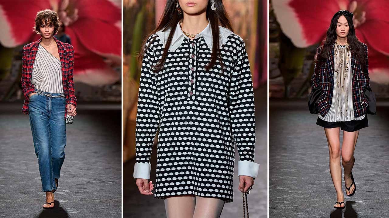 Looks do desfile da Chanel na PFW 23.