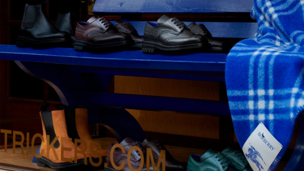 Parceria Burberry x Tricker's. Clique na imagem e confira mais criações da Burberry! (Foto: Reprodução/Fashion Network)