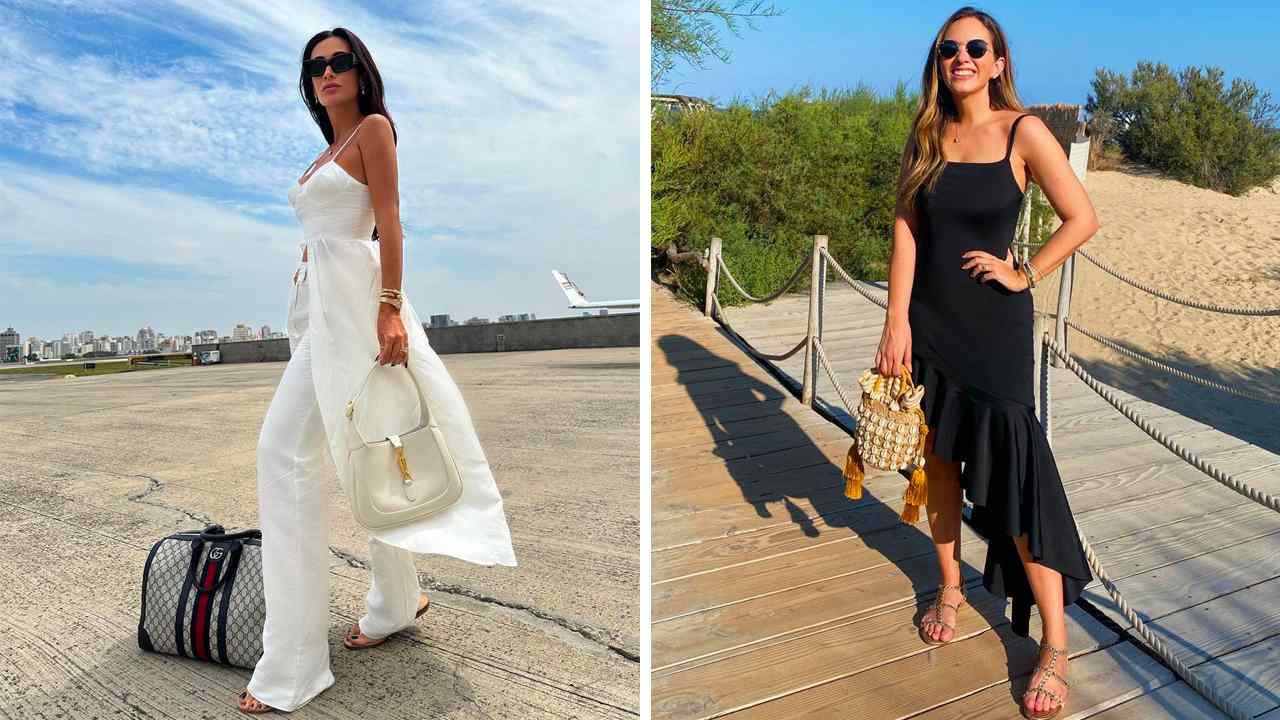 Foto 1: Reprodução/Instagram @silviabraz; Foto 2: Reprodução/Instagram @lelesaddi. Clique na imagem e confira peças similares!