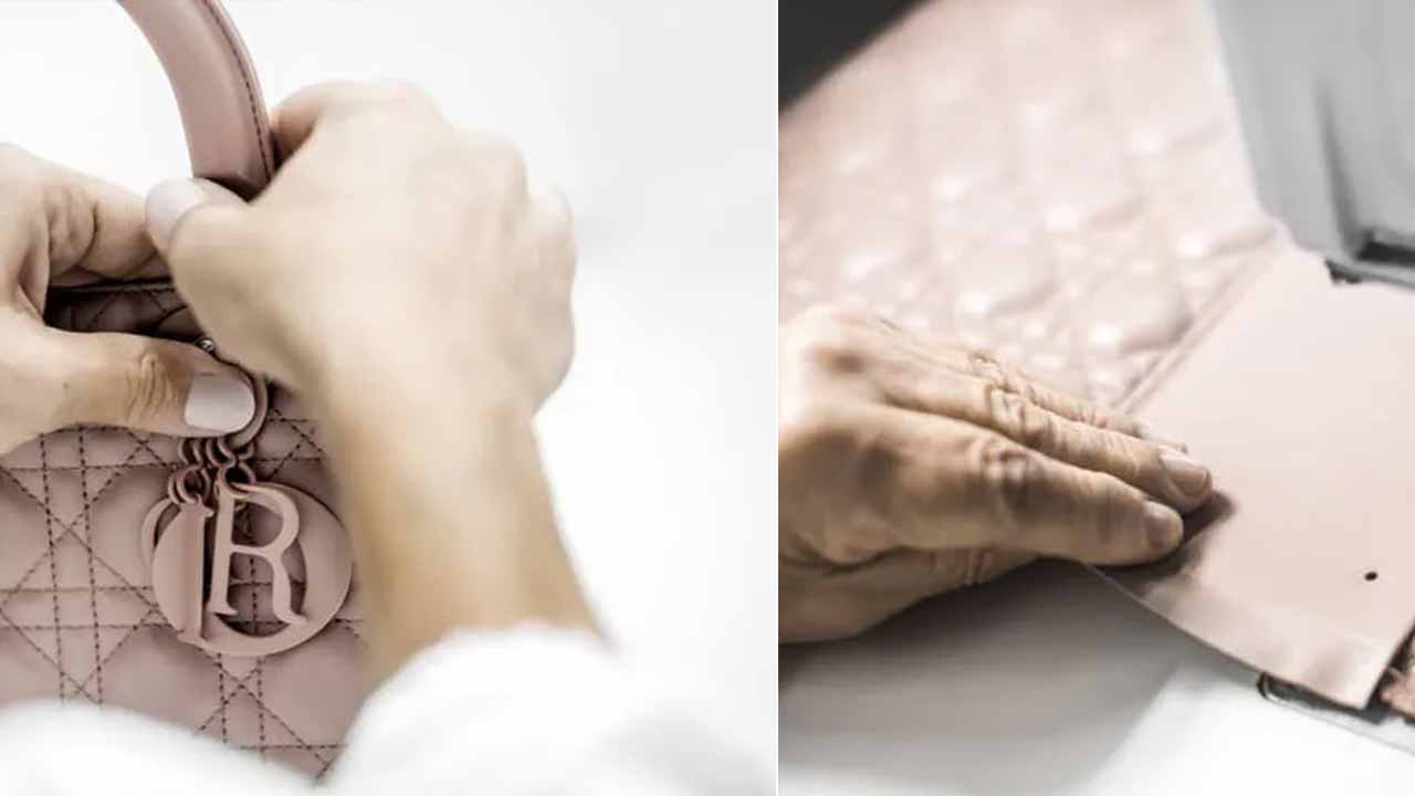 Fotos de como são produzidas a Bolsa Lady Dior.