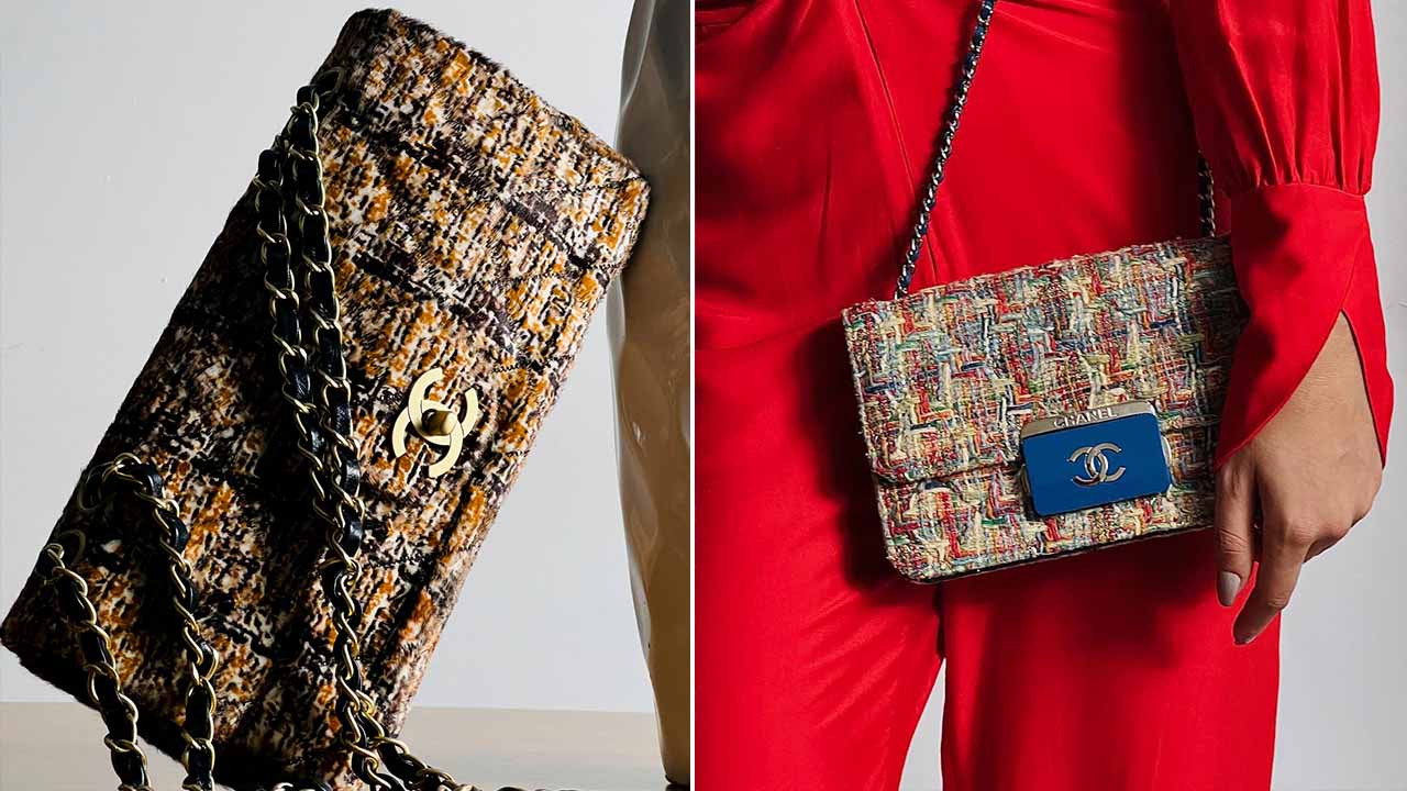 Bolsas Chanel de Tweed.