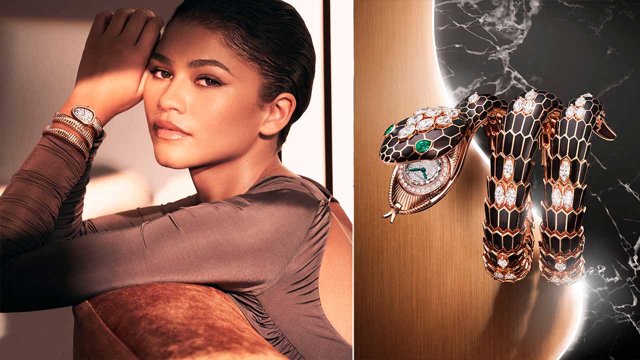 Relógios serpente da Bulgari.