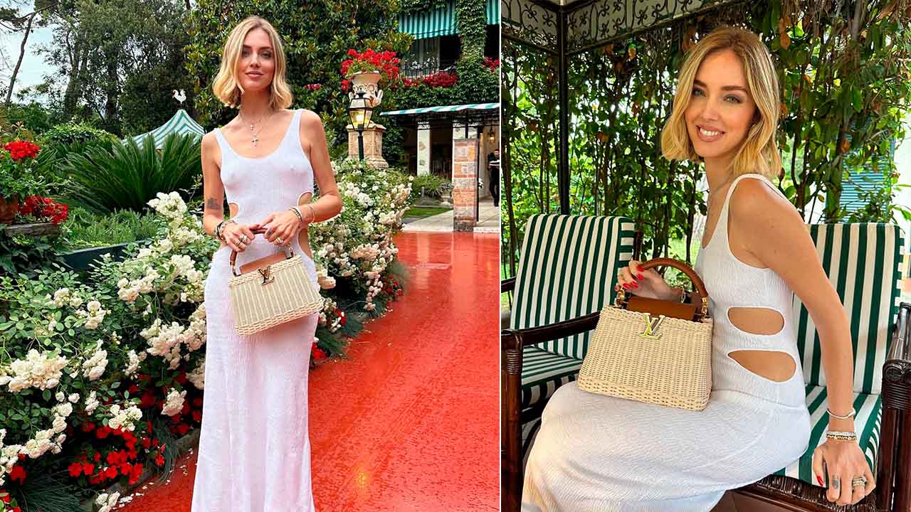 Bolsa de vime da Louis Vuitton Modelo Capucines.