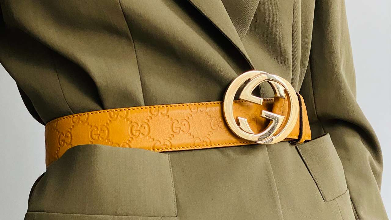 Cinto Gucci monogram. Clique na imagem e confira mais peças da marca!