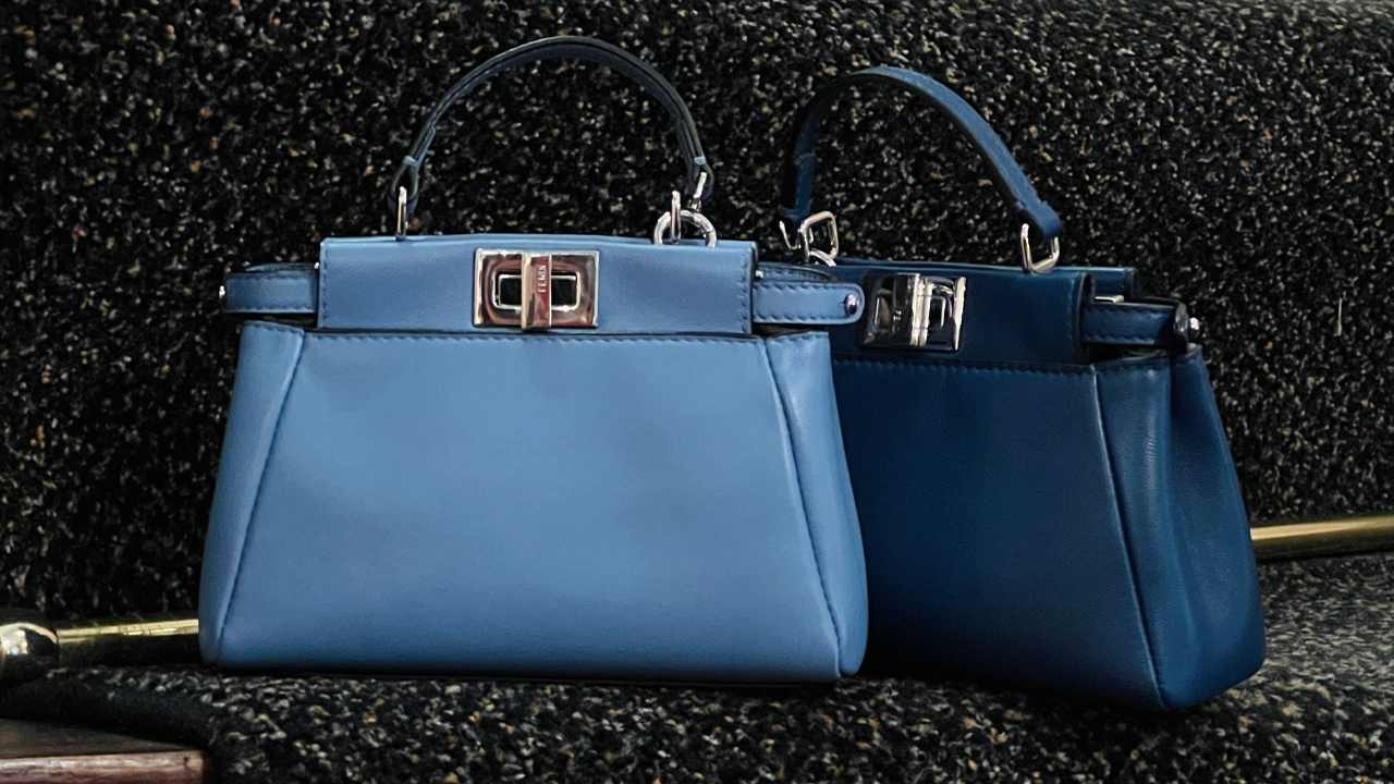 Foto com duas bolsas para jantar da Fendi, modelo Peekaboo, perfeitos para sair à noite.