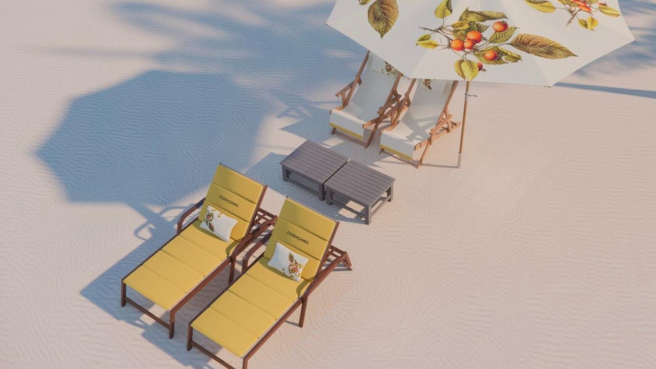 Ativação de verão da Ferragamo em Trancoso. Clique na imagem e confira criações da marca! (Foto: Reprodução/Fashion Network)