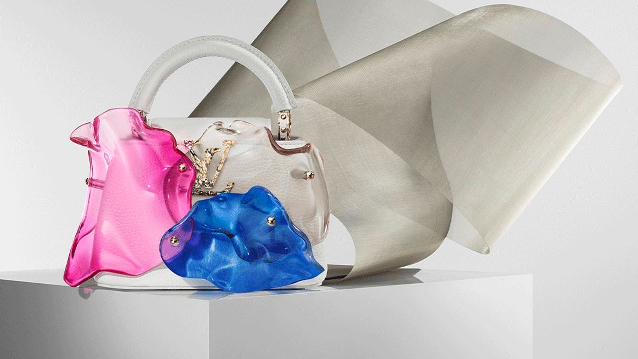 Parceria Louis Vuitton x Frank Gehry. Clique na imagem e confira mais modelos da marca! (Foto: Reprodução/Instagram @louisvuitton)