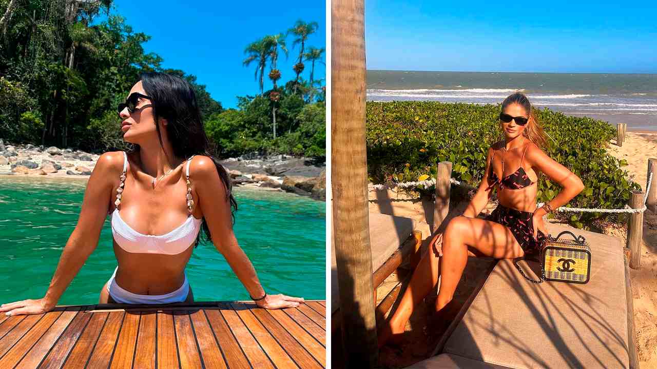 Foto 1: Reprodução/Instagram @silviabraz; Foto 2: Reprodução/Instagram @thassianaves. Clique na imagem e confira peças similares!