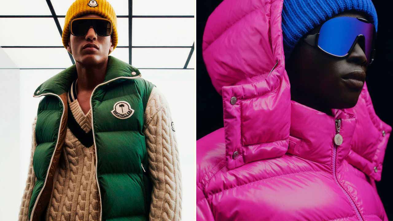 Jaquetas puffer e casacos moncler.