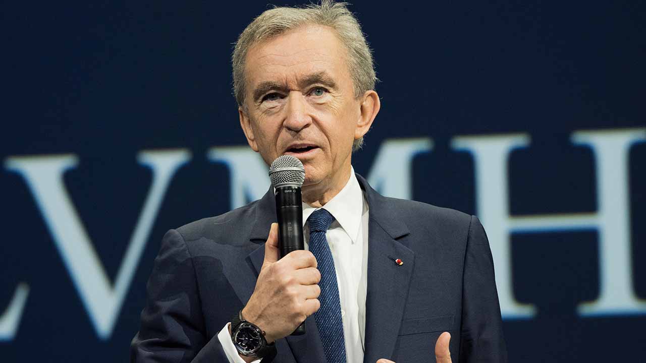 O empresário francês Bernard Arnault, criador do grupo de luxo LVMH.