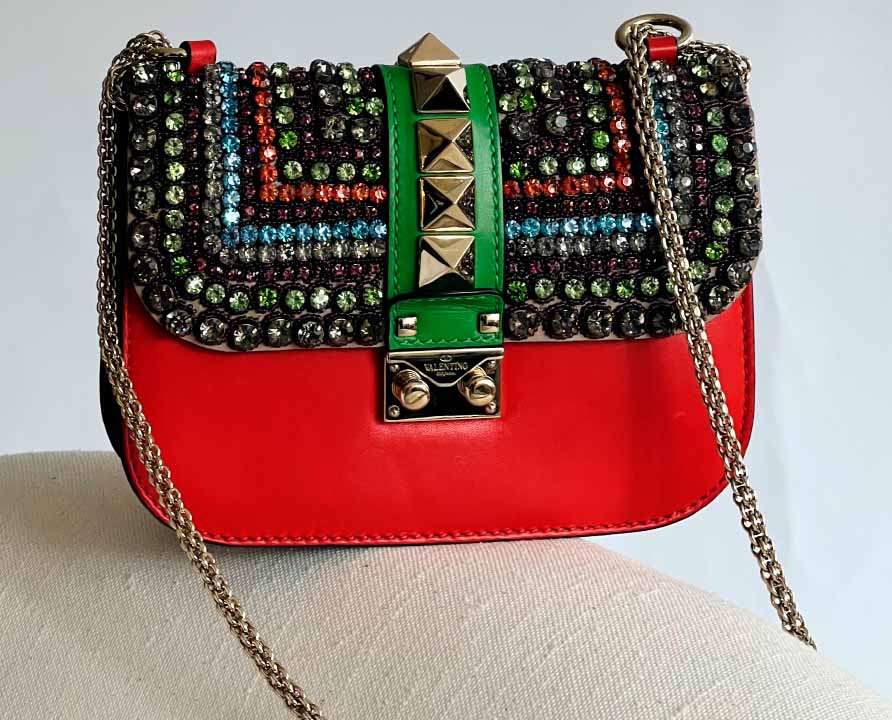 Foto Bolsa Valentino Glam Lock.