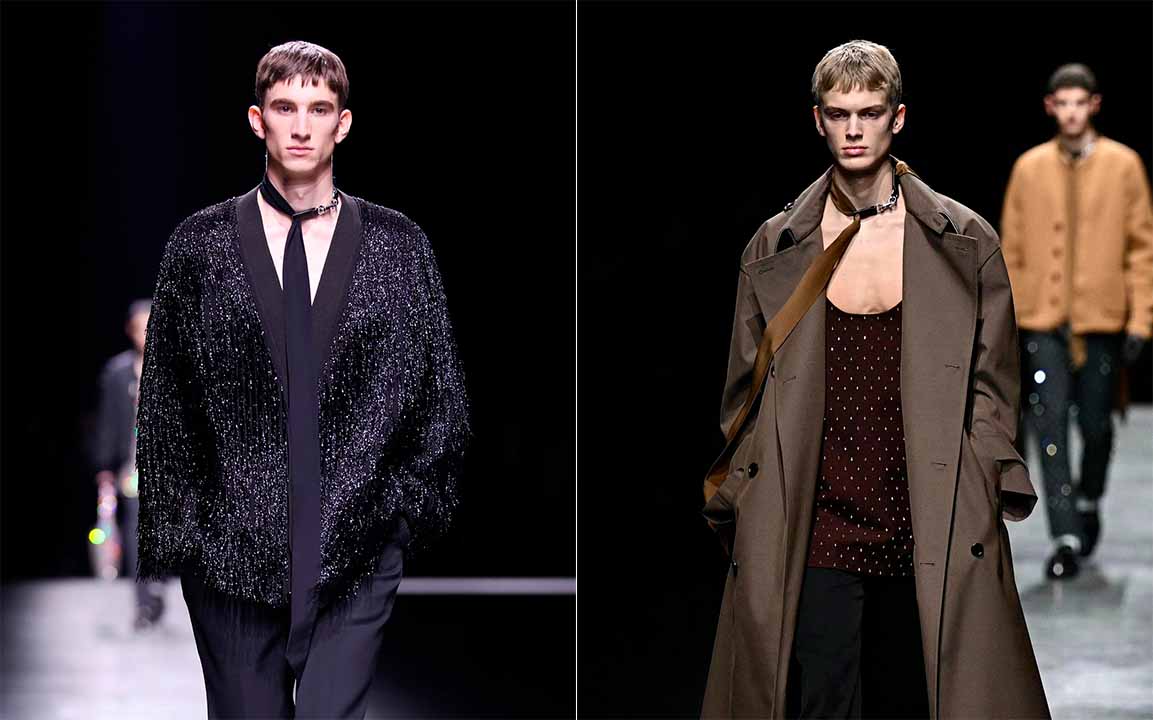 Fotos do Desfile Masculino da Gucci, primeira coleção de Sabato de Sarno.