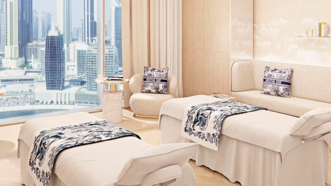 Dior Spa em Dubai. (Foto: Reprodução/Fashion Network)