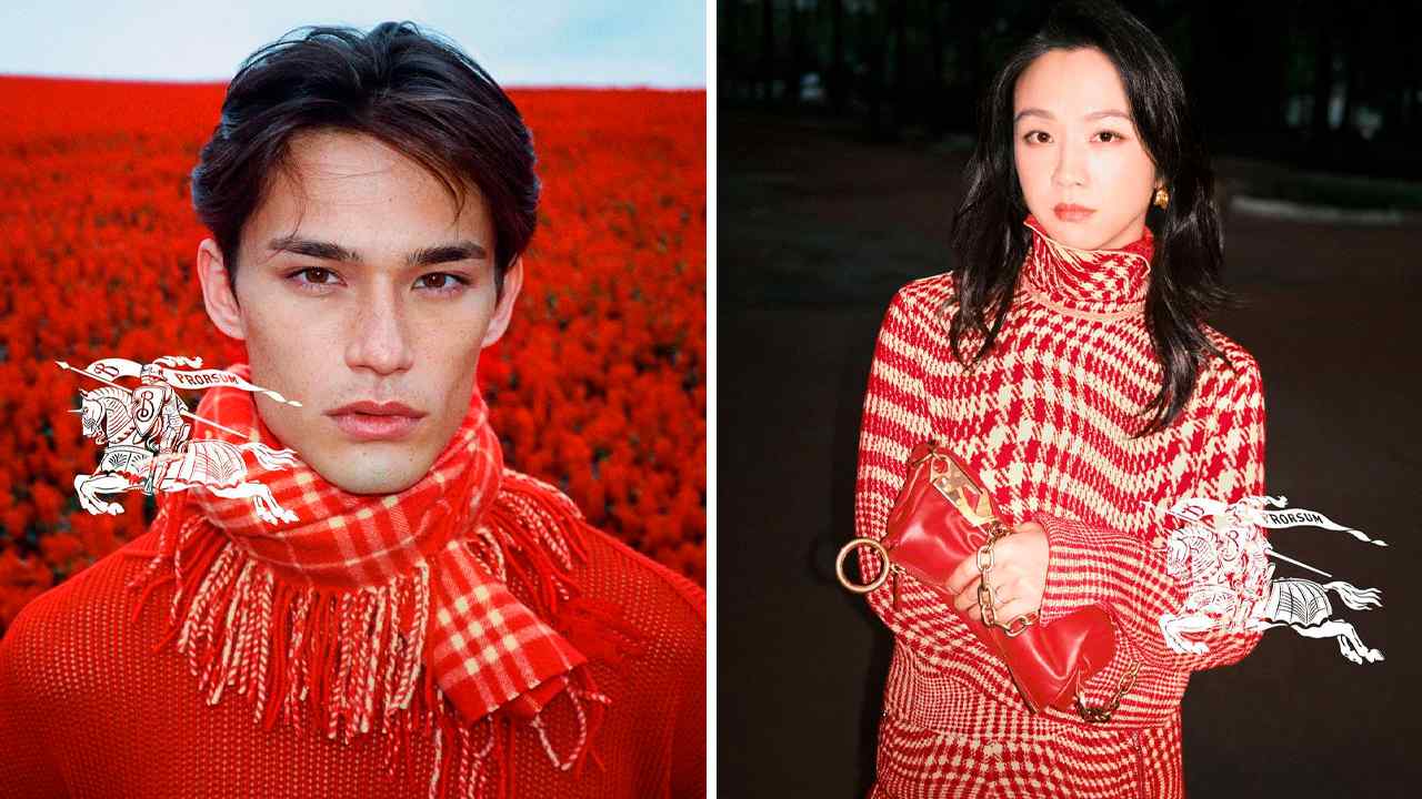 Campanha de Ano Novo Lunar da Burberry. Clique na imagem e confira criações da marca! (Fotos: Reprodução/Instagram @burberry)