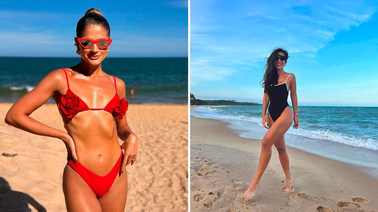 Foto 1: Reprodução/Instagram @thassianaves; Foto 2: Reprodução/Instagram @silviabraz. Clique na imagem e confira peças similares!