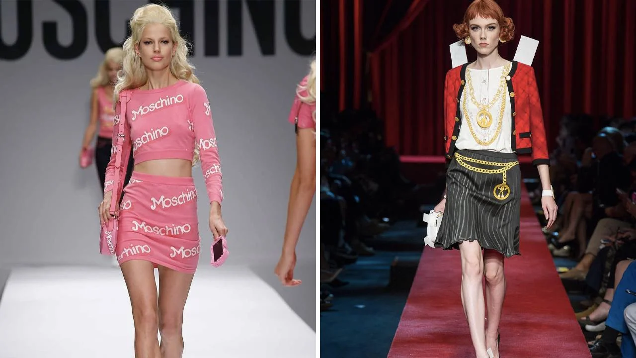 Fotos de desfile da Moschino.