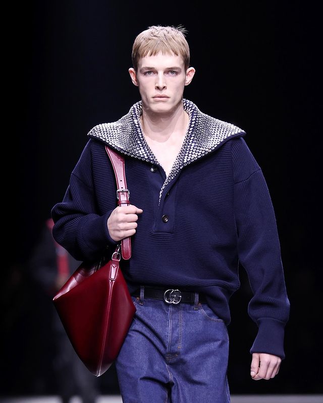Desfile Masculino Gucci Inverno 2024.