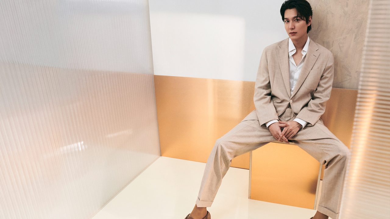 Lee Minho para a BOSS Primavera/Verão 2024. (Foto: Divulgação)