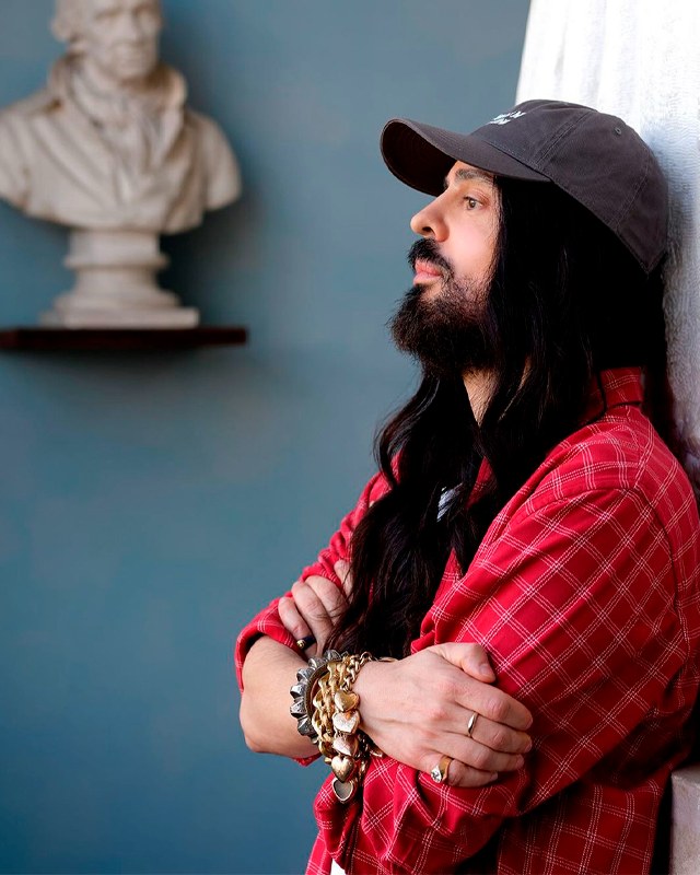Alessandro Michele. Foto: Reprodução/Instagram @maisonvalentino