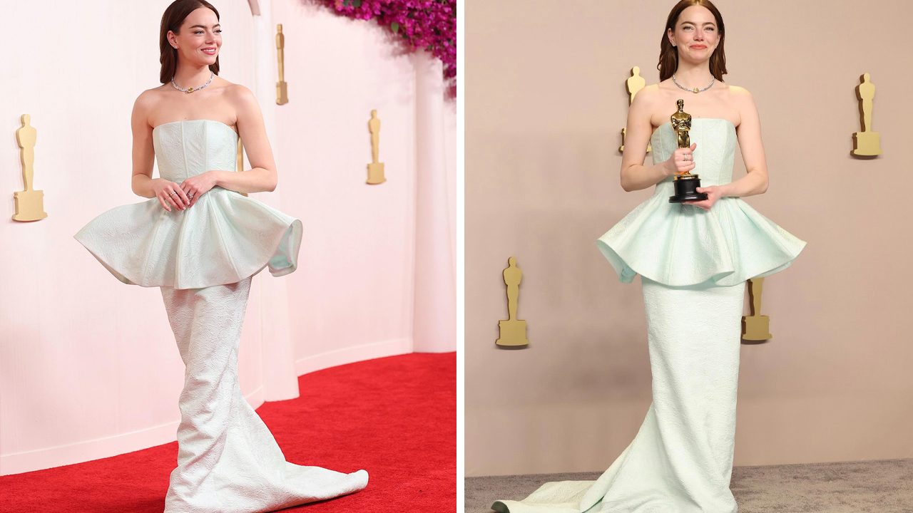 Foto 1: Reprodução/instagram @voguebrasil; Foto 2: Reprodução/instagram @voguefrance.