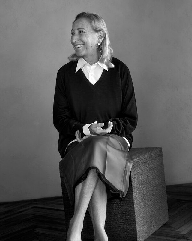 Miuccia Prada. Clique na imagem e confira criações da Prada! (Foto: Reprodução/Instagram @whatmiuccia)