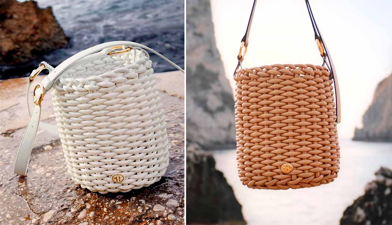Montagem de fotos do modelo Julie da marca M, a bolsa mais cara da Michael Kors atualmente.