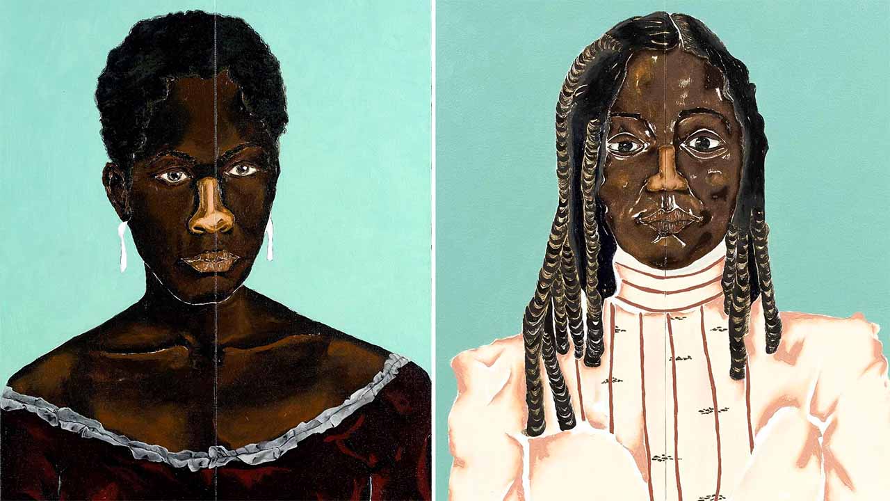 Montagem com fotos do trabalho do artista brasileiro que ganhador prêmio da Chanel.