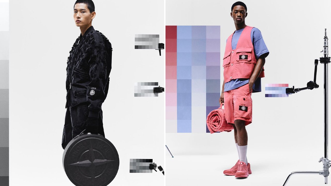 Parceria Dior Men x Stone Island. Clique na imagem e confira mais criações Dior! (Fotos: Reprodução/Instagram @dior)