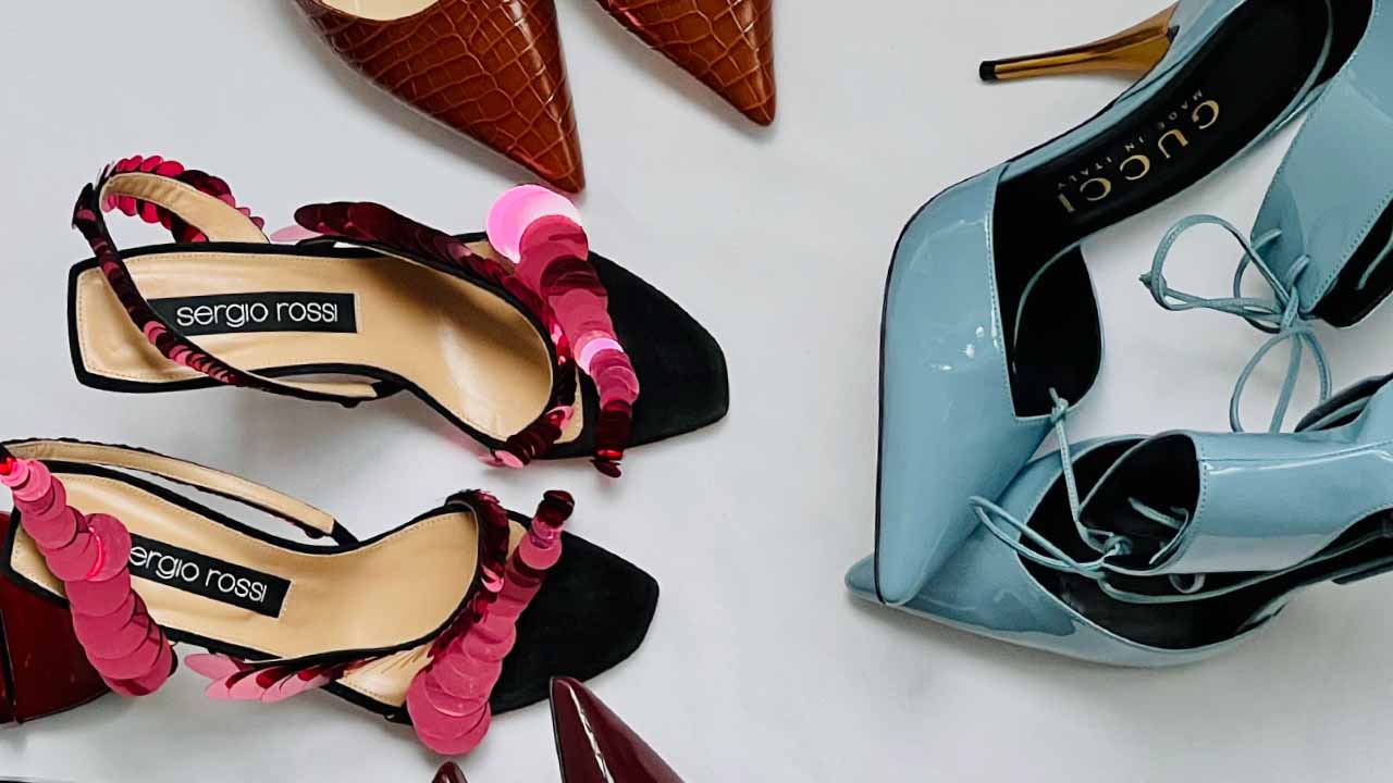Fotos de sapatos italianos.