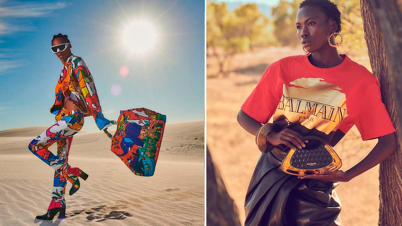 Foto da collab Balmain X Disney O Rei Leão.