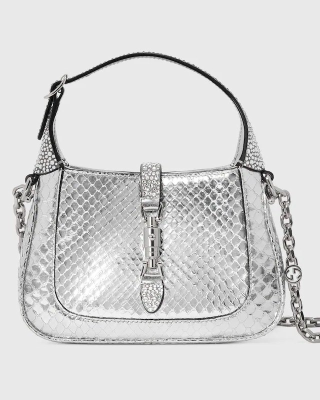 Bolsa mini Jackie 1961 Anaconda. Clique na imagem e confira mais modelos da marca! (Foto: Reprodução/Gucci.com)