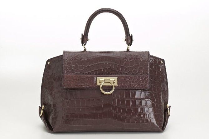 Foto da bolsa da Salvatore Ferragamo mais cara.
