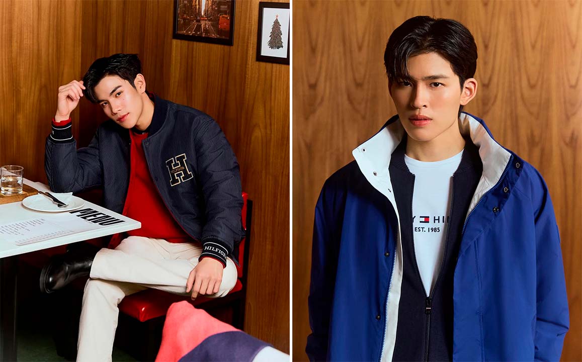 Foto dos novos embaixadores da Tommy Hilfiger a banda T-Wave.